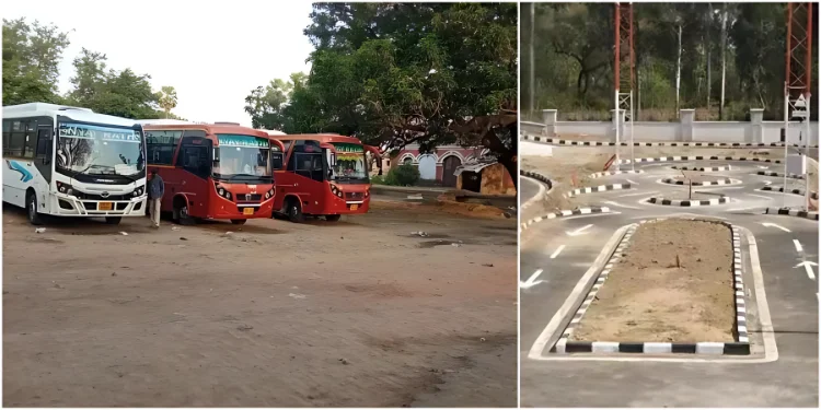 Tilka Manjhi Bus Depot DT Inauguration