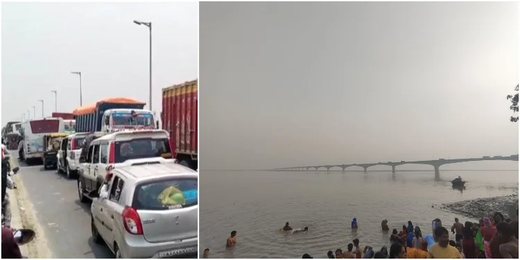 Bhagalpur Setu Traffic Jam